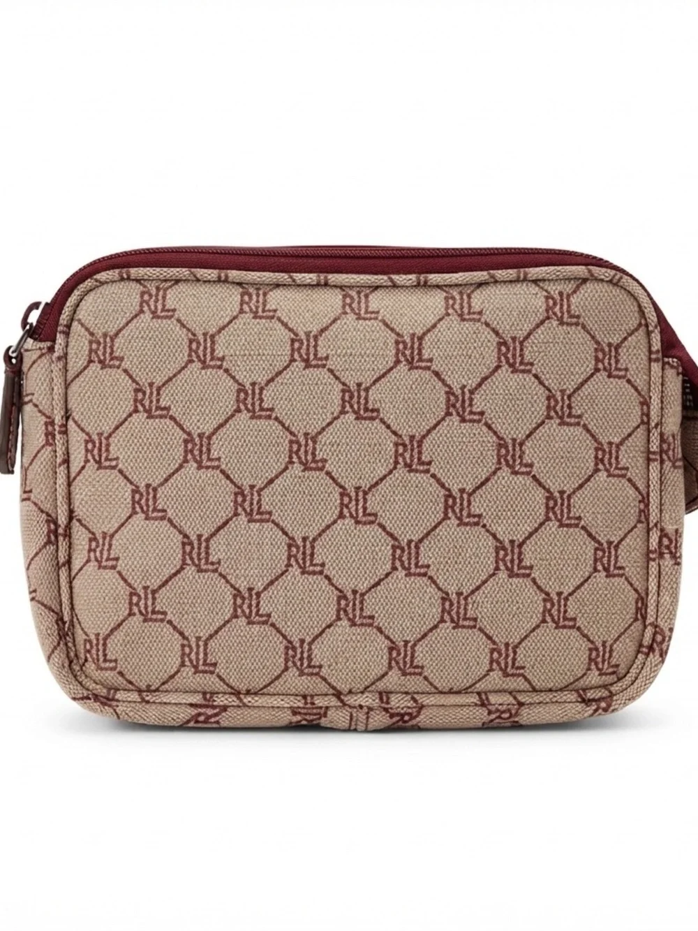 Vintage Lauren Ralph Lauren Monogram Cosmetic Bag